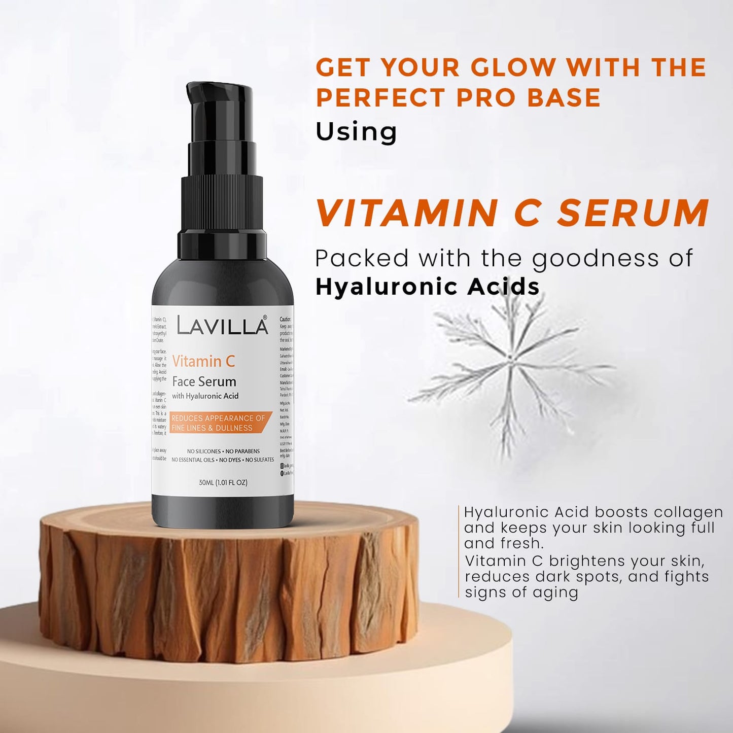 Vitamin C + Hyaluronic Acid Serum